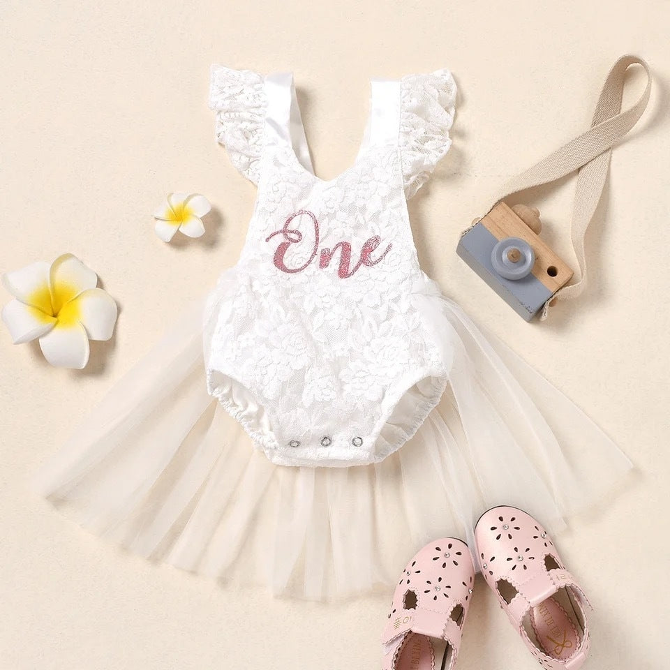 Vestido Romantico Tul One Blanco